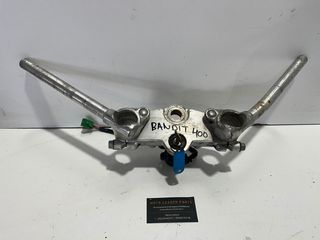 ΤΙΜΟΝΟΠΛΑΚΑ ΜΕ CLIP ON SUZUKI BANDIT 400/600 *MOTO LEADER PARTS*