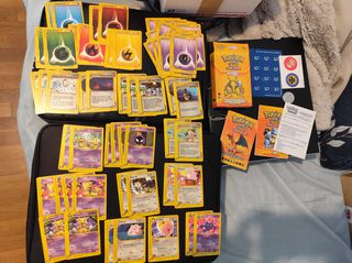 Expedition base set theme deck echo pokemon boxed full με mint καρτες και φυλλαδια-νομισμα!