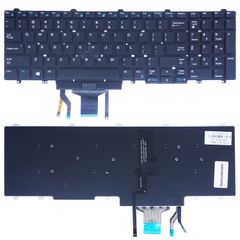 Πληκτρολόγιο - Laptop Keyboard για Dell Latitude E5550 (5550) - Reg model : P37F TF5M0 N7CXW 0383D7 383D7 PK1313M1B00 MP-13P53USJ698 US No Frame Backlight ( Κωδ.40485USNOFRAMEBL )