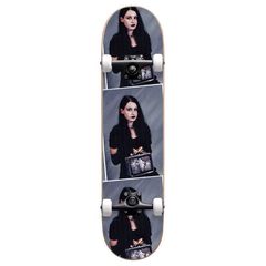 DARKSTAR Goth Girl FP Premium Complete Skateboard 7.875'' - Μαύρο