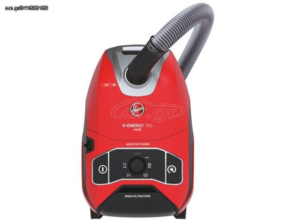 Hoover HE710HM 011 Ηλεκτρική Σκούπα 850W με Σακούλα 6lt Κόκκινη ΕΩΣ 12 ΔΟΣΕΙΣ