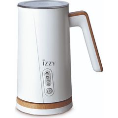Izzy IZ-6201 224239 Συσκευή για Ζεστό και Κρύο Αφρόγαλα Wooden White με Αντικολλητική Επίστρωση 300ml ΕΩΣ 12 ΔΟΣΕΙΣ