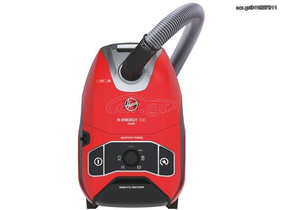 Hoover HE710HM 011 Ηλεκτρική Σκούπα 850W με Σακούλα 6lt Κόκκινη ΕΩΣ 12 ΔΟΣΕΙΣ