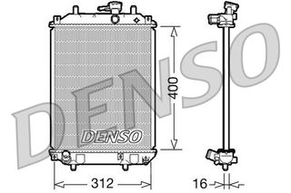 Ψυγείο νερού/εξαρτήματα DAIHATSU CUORE VI 1.0 05.03-