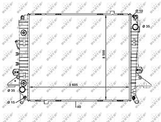 Ψυγείο νερού/εξαρτήματα LAND ROVER DISCOVERY III, DISCOVERY IV, RANGE ROVER SPORT I 2.7D 07.04-12.18