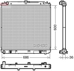 Ψυγείο νερού/εξαρτήματα  NISSAN NAVARA NP300, NP300, PATHFINDER III 2.5D 01.05-