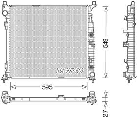 Ψυγείο νερού/εξαρτήματα MERCEDES GLE (W166), M (W166) 2.2D-5.5 06.11-10.18