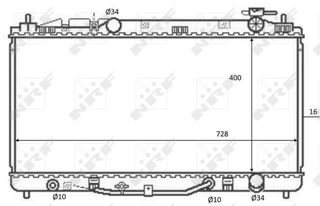 Ψυγείο νερού/εξαρτήματα TOYOTA CAMRY 2.4 01.06-09.11