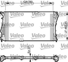 Ψυγείο νερού/εξαρτήματα  NISSAN PRIMASTAR; OPEL VIVARO A; RENAULT TRAFIC II 2.0D 01.06-