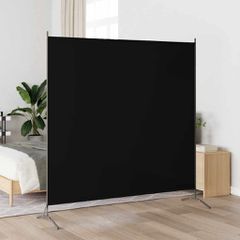 vidaXL Διαχωριστικό Δωματίου Μαύρο 175 x 180 εκ. Υφασμάτινο