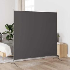 vidaXL Διαχωριστικό Δωματίου με Ανθρακί 175 x 180 εκ. Υφασμάτινο