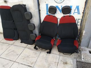 FIAT PANDA ΣΑΛΟΝΙ ΜΑΥΡΟ/ΚΟΚΚΙΝΟ