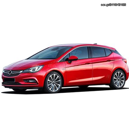 OPEL ASTRA K 5D 2015+ ΔΙΑΚΟΣΜΗΤΙΚΟ TRIM ΠΑΡΑΘΥΡΩΝ ΧΡΩΜΙΟ 8ΤΕΜ.