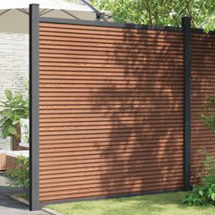 vidaXL Πάνελ Περίφραξης Καφέ 173 x 186 εκ. από WPC