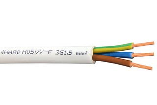 EUROLAMP ΕΥΚΑΜΠΤΟ ΚΑΛΩΔΙΟ 3x1.5mm² ΛΕΥΚΟ