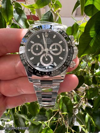 Rolex Daytona black 116520LN custom superclone new edition 2024 με μηχανισμό custom 4130 και 904L ατσάλι.Ο καλύτερος κλώνος παγκοσμίως.