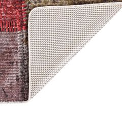 vidaXL Χαλί Πλενόμενο Πολύχρωμο 80 x 300 εκ. Patchwork-thumb-4