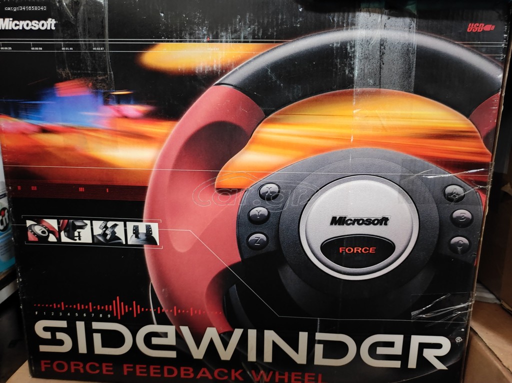 ΤΙΜΟΝΙΕΡΑ USB "MICROSOFT SIDEWINDER FORCE FEEDBACK WHEEL"