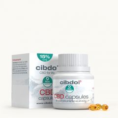 Cibdol CBD Softgels 15% (1500mg) - 60 Μαλακές Κάψουλες