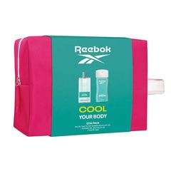 Reebok Gift Set Cool Your Body for Her Σετ Δώρου Για Γυναίκες EDT 100ml Shower Gel 250ml & Νεσεσέρ