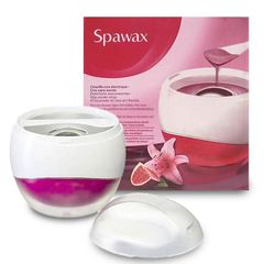 Spawax Ηλεκτρική Κεριέρα για Ζεστό Κερί με Σπάτουλα Ροζ Λευκό 150ml