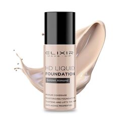 Elixir HD Liquid Foundation Υγρό Make up No 01 Golden Almond 25ml