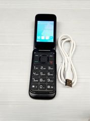 Alcatel 2053D Dual SIM Κινητό με Μεγάλα Κουμπιά (Αγγλικό Μενού) Volcano Black Α9516 ΤΙΜΗ 25 ΕΥΡΩ