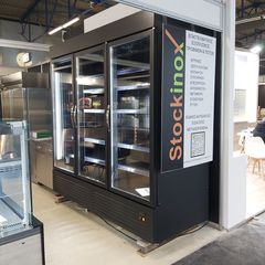 Ψυγείο βιτρίνα Self Service/Μαναβικής, 215*77*205 εκ, συντήρηση, με ενσ. μηχανή & ρυθμιζόμενα ράφια, ελληνικής κατασκευής, DOMI - ΛΙΒΑΣ 2050. Ποιότητα & Τιμή Stockinox