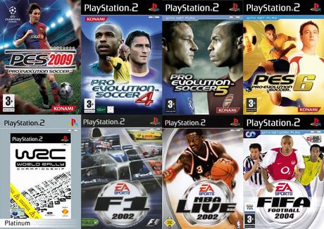 Πωλούνται 8 παιχνίδια Playstation 2