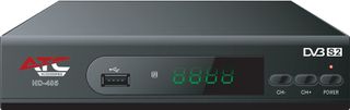 ATC HD405 Μαύρος Δορυφορικός Αποκωδικοποιητής Full HD (1080p) DVB-S2 με Λειτουργία Εγγραφής PVR και Ενσωματωμένο Wi-Fi*