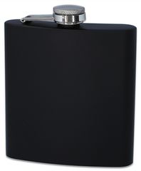 Hip Flask Φλασκί Ποτού Black Mat (F3060) - 180ml