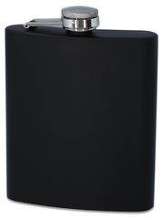 Hip Flask Φλασκί Ποτού Black Mat (F3061) - 210ml