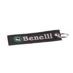 Υφασμάτινο μπρελόκ BENELLI  με κέντημα FLAT