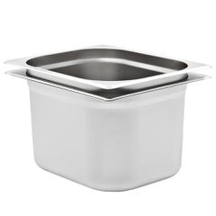 vidaXL Λεκάνες Gastronorm 2 τεμ. GN 1/2 200 χιλ. από Ανοξείδωτο Ατσάλι