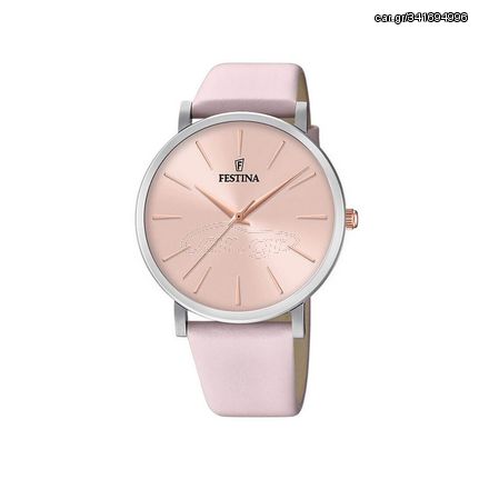 Festina Boyfriend, Women's Watch, Pink Leather Strap F20371/2