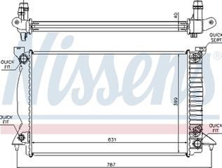 Nissens Ψυγείο, Ψύξη Κινητήρα - 60314A