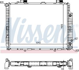Nissens Ψυγείο, Ψύξη Κινητήρα - 62608A