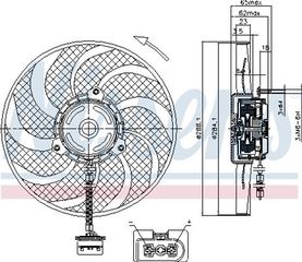 Nissens Βεντιλατέρ, Ψύξη Κινητήρα - 85541