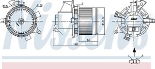 Nissens Βεντιλατέρ Εσωτερικού Χώρου - 87466