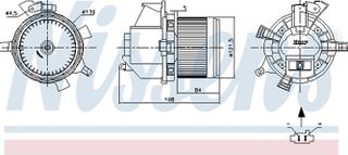 Nissens Βεντιλατέρ Εσωτερικού Χώρου - 87466