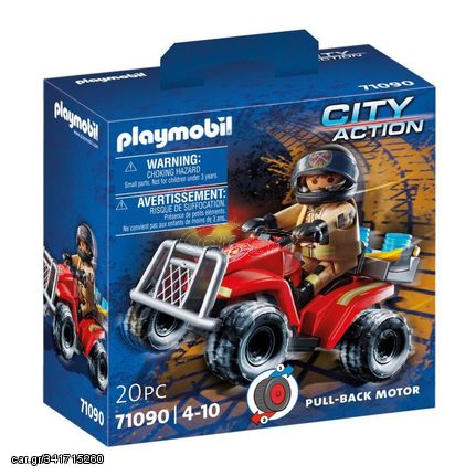 Playmobil City Action Fire Rescue Quad για 4-10 ετών (71090)