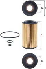 Mahle Φίλτρο Λαδιού - Ox 153D3
