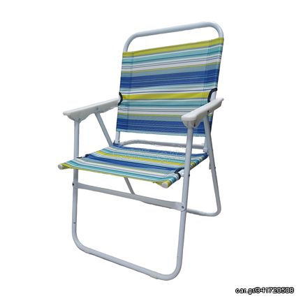Πτυσσόμενη καρέκλα παραλίας - 1219-1 - 100069 - Blue/Yellow