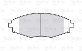 Valeo Σετ τακάκια, Δισκόφρενα - 301316