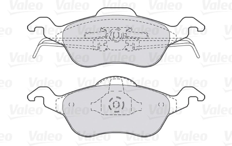 Valeo Σετ τακάκια, Δισκόφρενα - 301317