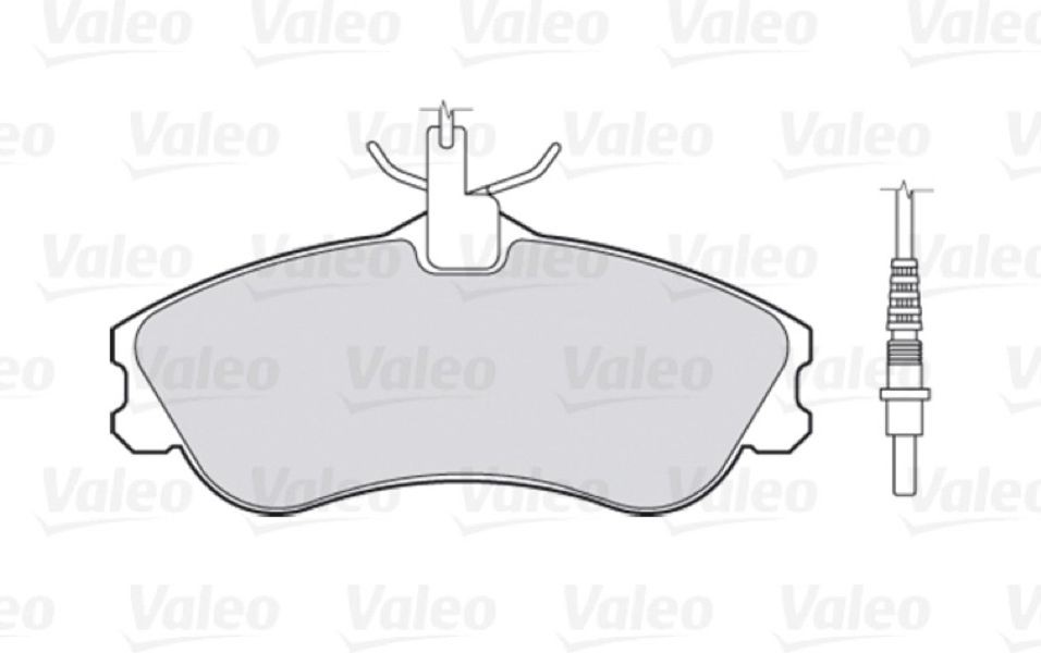 Valeo Σετ τακάκια, Δισκόφρενα - 301326