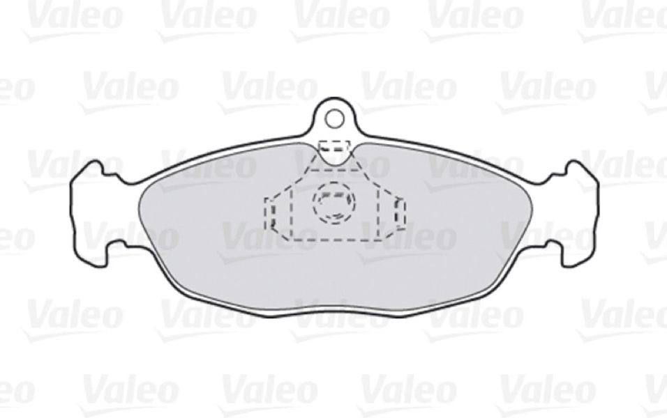 Valeo Σετ τακάκια, Δισκόφρενα - 301356
