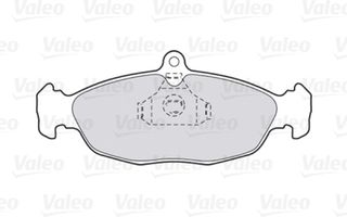 Valeo Σετ τακάκια, Δισκόφρενα - 301356