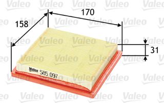 Valeo Φίλτρο Αέρα - 585097