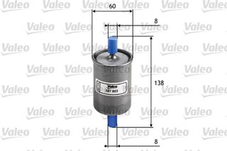 Valeo Φίλτρο Καυσίμου - 587003